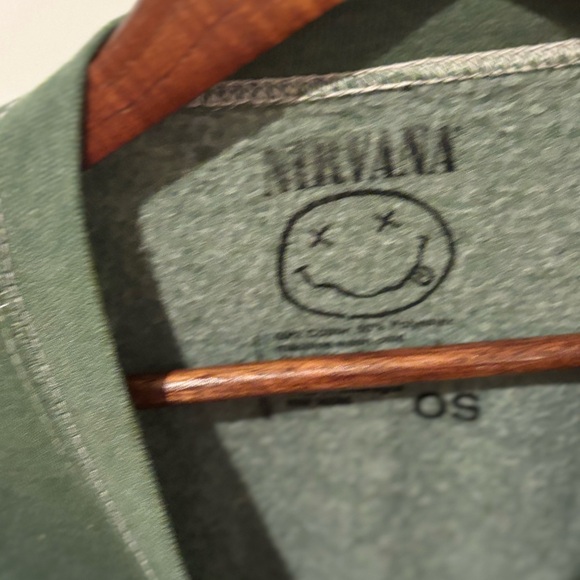 NIRVANA Olive Graphic Tee - Picture 2 of 4